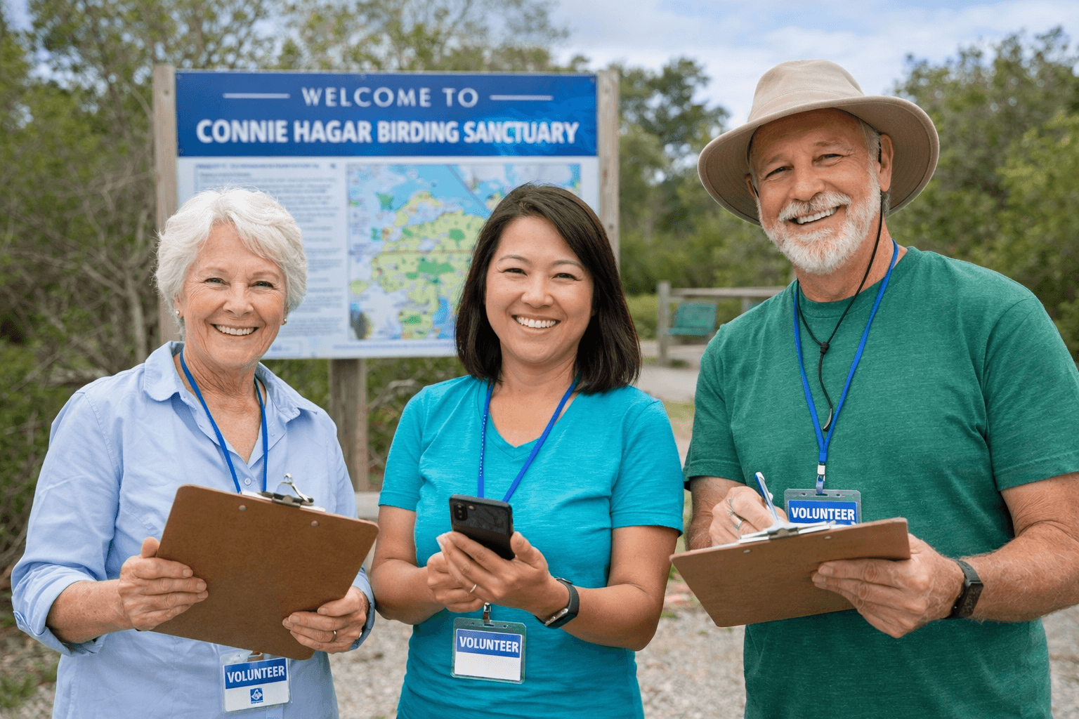 Aransas Pathways volunteers on the Texas coast